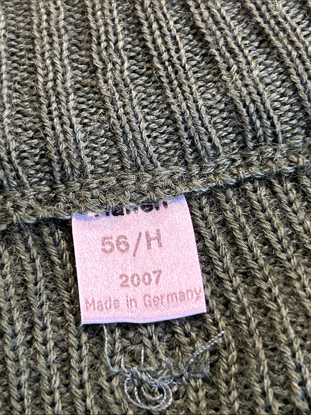 Men's German Commando pullover wool blend Sweater - Olive - 56 (XL) - Picture 8 of 12
